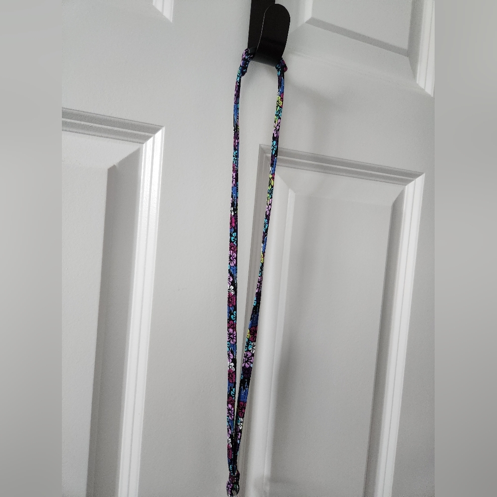 Vera Bradley Mickey's Floral Celebration Castle Zip ID Case w/ Breakaway Lanyard - Picture 6 of 9